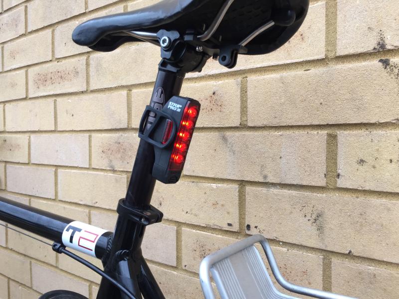 Bicycle flashlights top